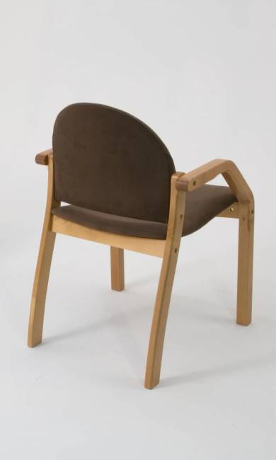 Стол Монте К 100 натур со стульями Джуно натур велюр коричневый Стол Монте К 100 натур со стульями Джуно натур велюр коричневый