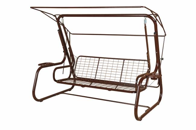 Садовые качели ТОРНАДО LUX шоколад Садовые качели ТОРНАДО LUX шоколад