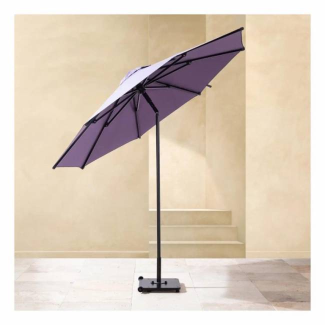 Зонт пляжный профессиональный Ø2.5 м Kiwi Clips серебристый, тортора Ø2500 мм Зонт пляжный профессиональный Ø2.5 м Kiwi Clips серебристый, тортора Ø2500 мм