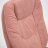 Кресло SOFTY LUX  флок , розовый, 137 розовый флок