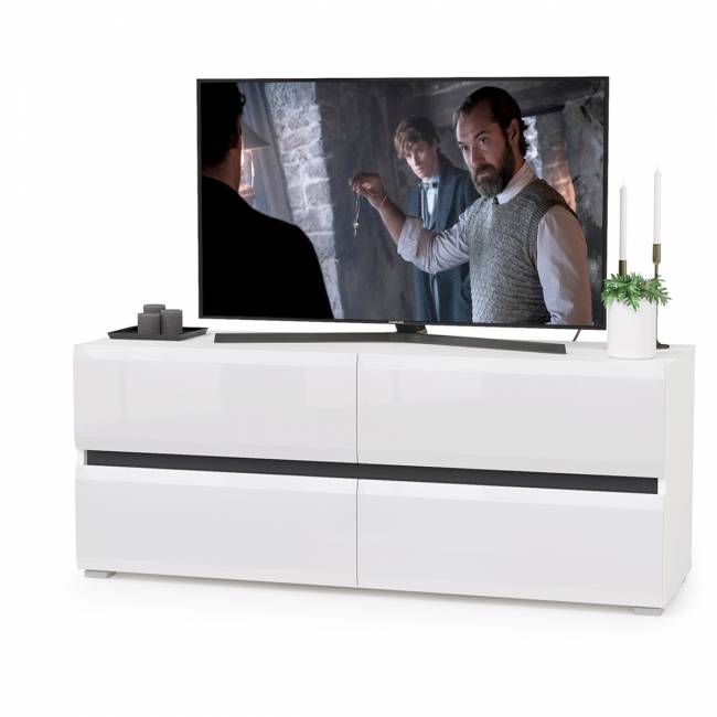 Сидней комплектация № 24 цвет белый/чёрный/фасады МДФ белый глянец Сидней комплектация № 24 цвет белый/чёрный/фасады МДФ белый глянец