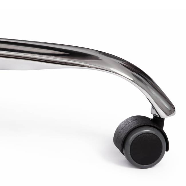 Кресло BERGAMO хром (22) флок , бежевый, 7 бежевый флок