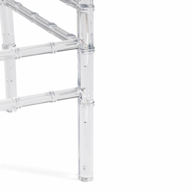 Стул MEDALION (mod. 921) пластик, 39 х 49 х 90,5 см, Transparent (Прозрачный)  (Комплект из 2 шт.) прозрачный пластик