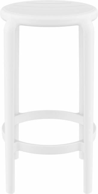 Табурет пластиковый полубарный Tom Bar 65 белый 360х360х650 мм Табурет пластиковый полубарный Tom Bar 65 белый 360х360х650 мм