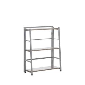 Стеллаж раскладной Leset Пако 800 трапеция Серый Стеллаж раскладной Leset Пако 800 трапеция Серый