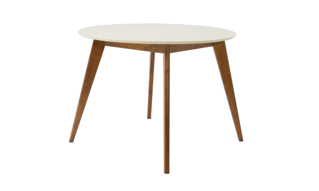 Стол Сканди К 100, Орех/Слоновая кость
