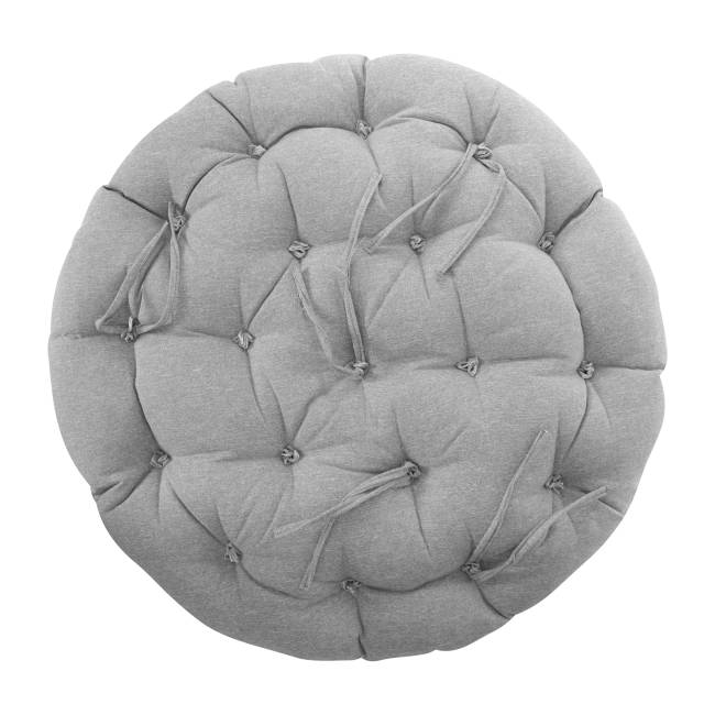 23/01 Матрац для кресла "Папасан" ткань, серо-бежевый, 3M 16/2, 125х125х15 см серо-бежевый ткань