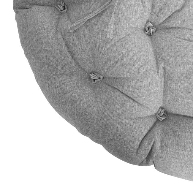 23/01 Матрац для кресла "Папасан" ткань, серо-бежевый, 3M 16/2, 125х125х15 см серо-бежевый ткань