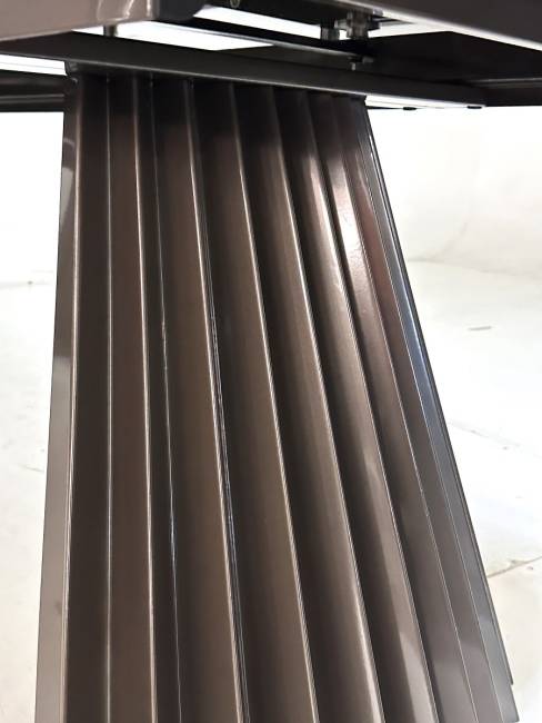 Стол ASTRID 200 TL-102 Бежевый мрамор, испанская керамика / Шоколадное золото каркас, ®DISAUR