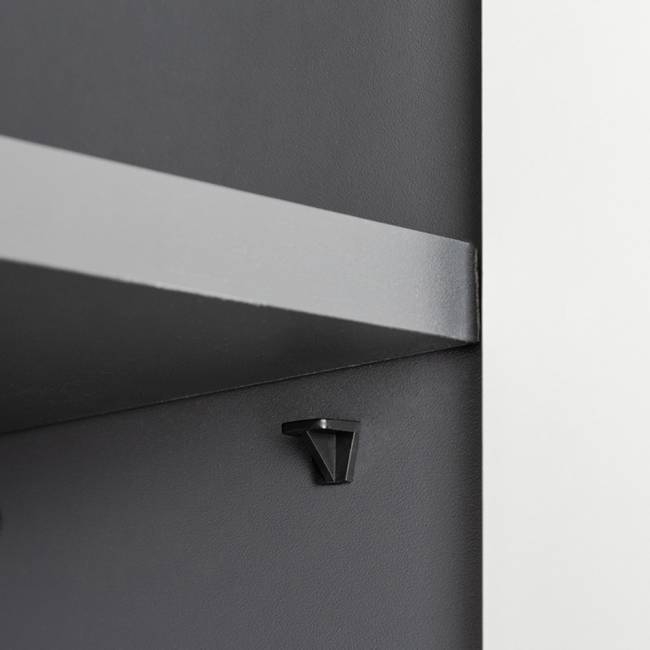 Шкаф с ящиком Сидней 13.202 цвет антрацит/МДФ веллюто капучино Шкаф с ящиком Сидней 13.202 цвет антрацит/МДФ веллюто капучино