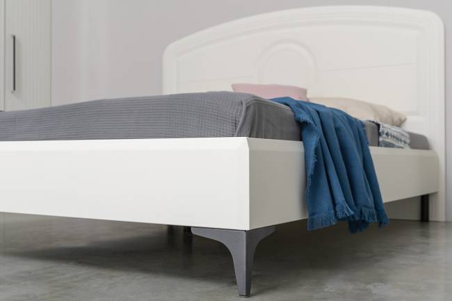 Кровать Валенсия 11.36.01 цвет белый шагрень