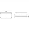 Диван двухместный Loca Sofa LS 02 1560х780х685 мм