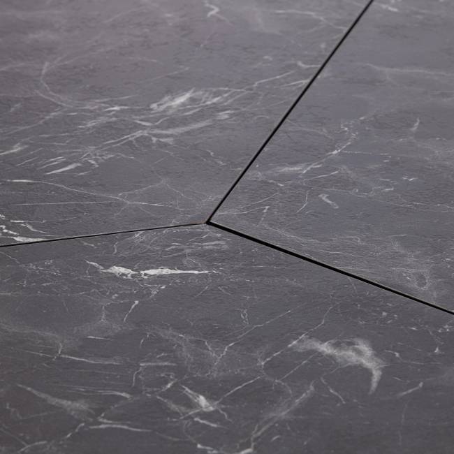 Стол складывающийся YOOP (mod. 1202) ЛДСП+меламин/металл, 100 х 100 х 72 см, чёрный мрамор/чёрный чёрный мрамор/чёрный ЛДСП+меламин/металл