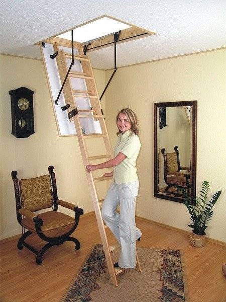 Чердачная складная лестница Sliding Чердачная складная лестница Sliding