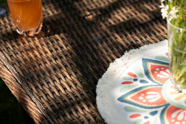 "Прованс" лаунж-зона плетеная из искусственного ротанга, цвет коричневый "Прованс" лаунж-зона плетеная из искусственного ротанга, цвет коричневый