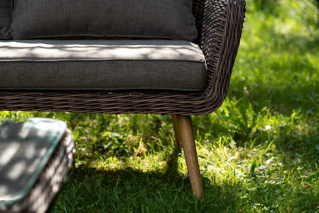 "Прованс" лаунж-зона плетеная из искусственного ротанга, цвет коричневый "Прованс" лаунж-зона плетеная из искусственного ротанга, цвет коричневый