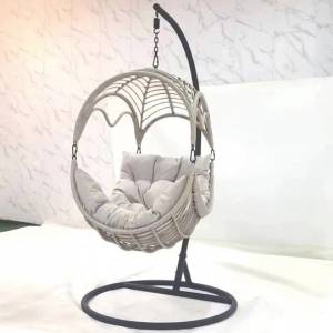 Подвесное кресло из искусственного ротанга AFM-178C-L Grey, серый