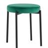 Табурет Рио велюр зеленый
