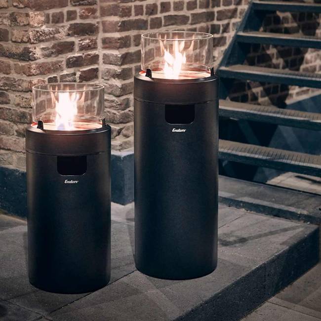 Уличный газовый обогреватель ENDERS NOVA LED M черный