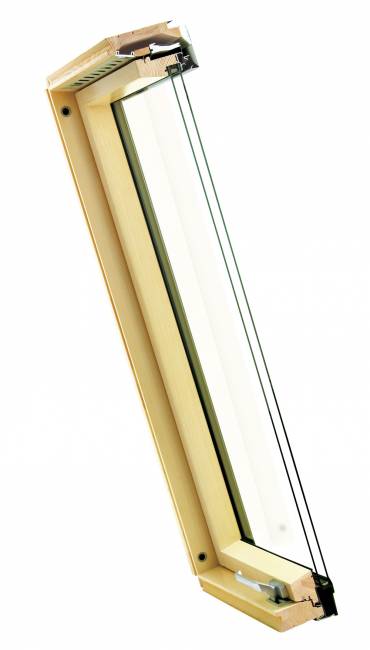 Мансардное окно FTP-V U3 со среднеповоротным способом открывания Мансардное окно FTP-V U3 со среднеповоротным способом открывания