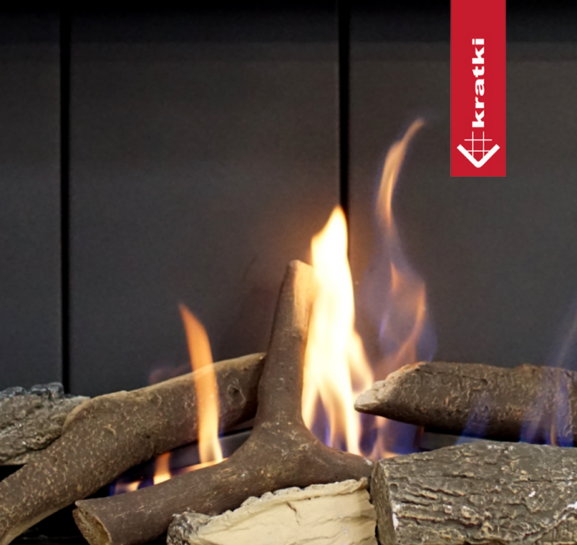 Газовая топка Kratki Pro LEO/100/TUNEL/G20 (магистральный газ)