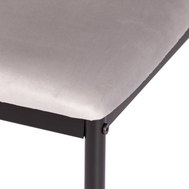 Стул CAPRI (mod. 39) металл, вельвет, 49.5 х 41 х 93,5 см, Light grey (светло-серый) HLR14 / черный (Комплект из 4 шт.) Light grey (светло-серый) HLR14 / черный металл, вельвет Стул CAPRI (mod. 39) металл, вельвет, 49.5 х 41 х 93,5 см, Light grey (светло-серый) HLR14 / черный (Комплект из 4 шт.) Light grey (светло-серый) HLR14 / черный металл, вельвет