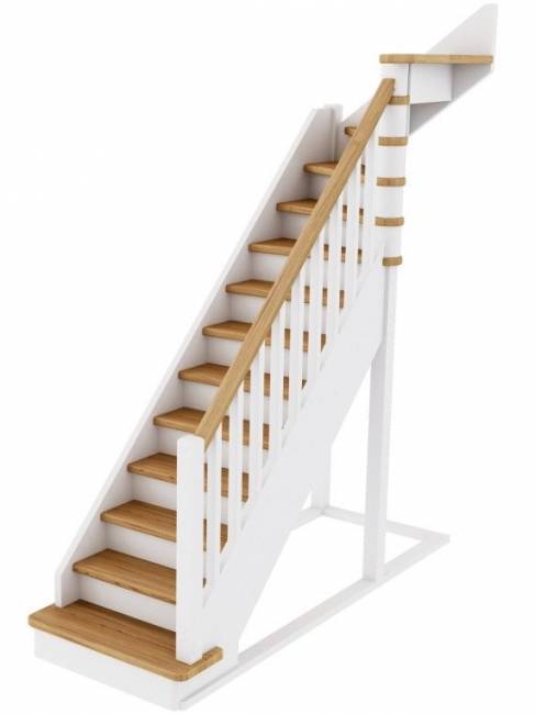 Деревянная лестница ЛС-215м под покраску Деревянная лестница ЛС-215м под покраску