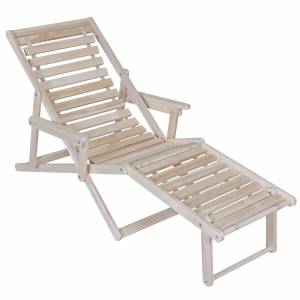 Шезлонг с подлокотниками