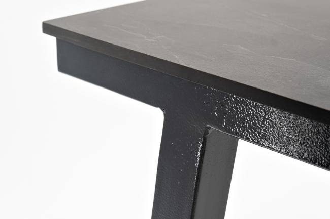 "Рио" стол барный из HPL 140х70см, H110, цвет столешницы "серый гранит" "Рио" стол барный из HPL 140х70см, H110, цвет столешницы "серый гранит"