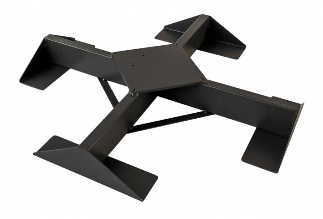 Зонт профессиональный двухкупольный 3х6 м Alu Double Dark антрацит, слоновая кость 3000х6000 мм