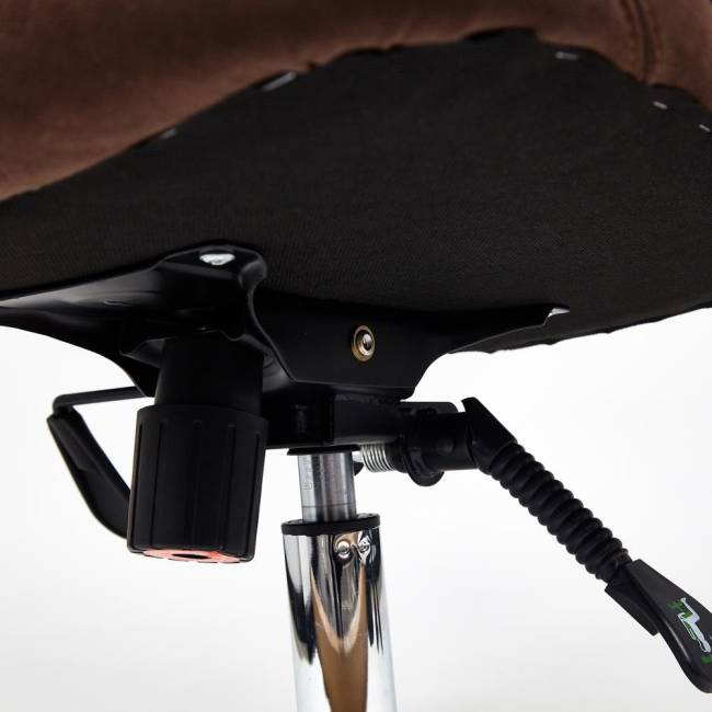 Кресло SOFTY LUX  флок , коричневый, 6 коричневый флок